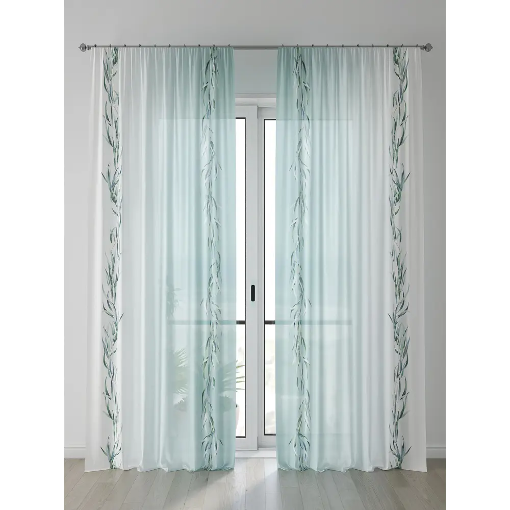 Фото 2 Тюль Comfy Way Алоуна - 85 CW580085-240 150x240 см на шторной ленте цвет белый 2 шт Фото 2 Тюль Comfy Way Алоуна - 85 CW580085-240 150x240 см на шторной ленте цвет белый 2 шт