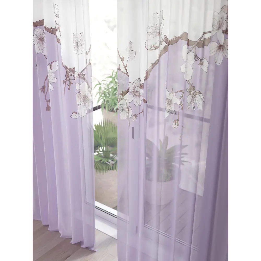 Фото 4 Тюль Comfy Way Алоуна - 105 CW580105-240 150x240 см на шторной ленте цвет бежевый 2 шт Фото 4 Тюль Comfy Way Алоуна - 105 CW580105-240 150x240 см на шторной ленте цвет бежевый 2 шт