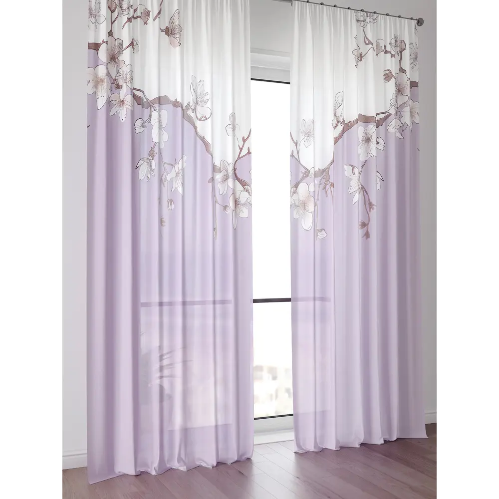 Фото Тюль Comfy Way Алоуна - 105 CW580105-240 150x240 см на шторной ленте цвет бежевый 2 шт Фото Тюль Comfy Way Алоуна - 105 CW580105-240 150x240 см на шторной ленте цвет бежевый 2 шт