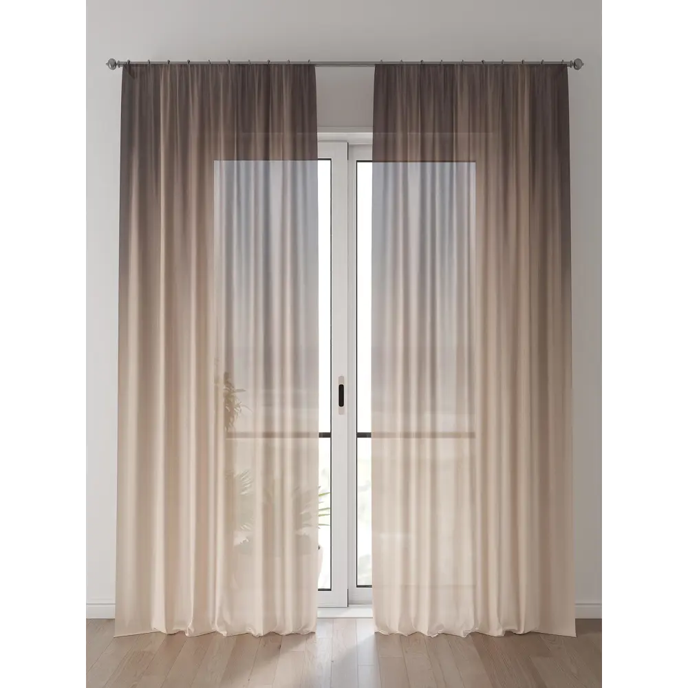Фото 2 Тюль Comfy Way Алоуна - 140 CW580140-240 150x240 см на шторной ленте цвет бежевый 2 шт Фото 2 Тюль Comfy Way Алоуна - 140 CW580140-240 150x240 см на шторной ленте цвет бежевый 2 шт