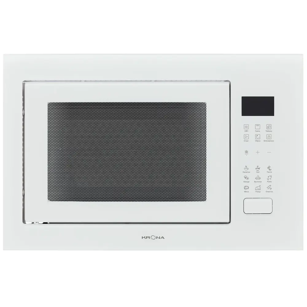 Фото Встраиваемая микроволновая печь Krona Rein 60 WH 25 л 59.5x39x37.5 см цвет белый Фото Встраиваемая микроволновая печь Krona Rein 60 WH 25 л 59.5x39x37.5 см цвет белый