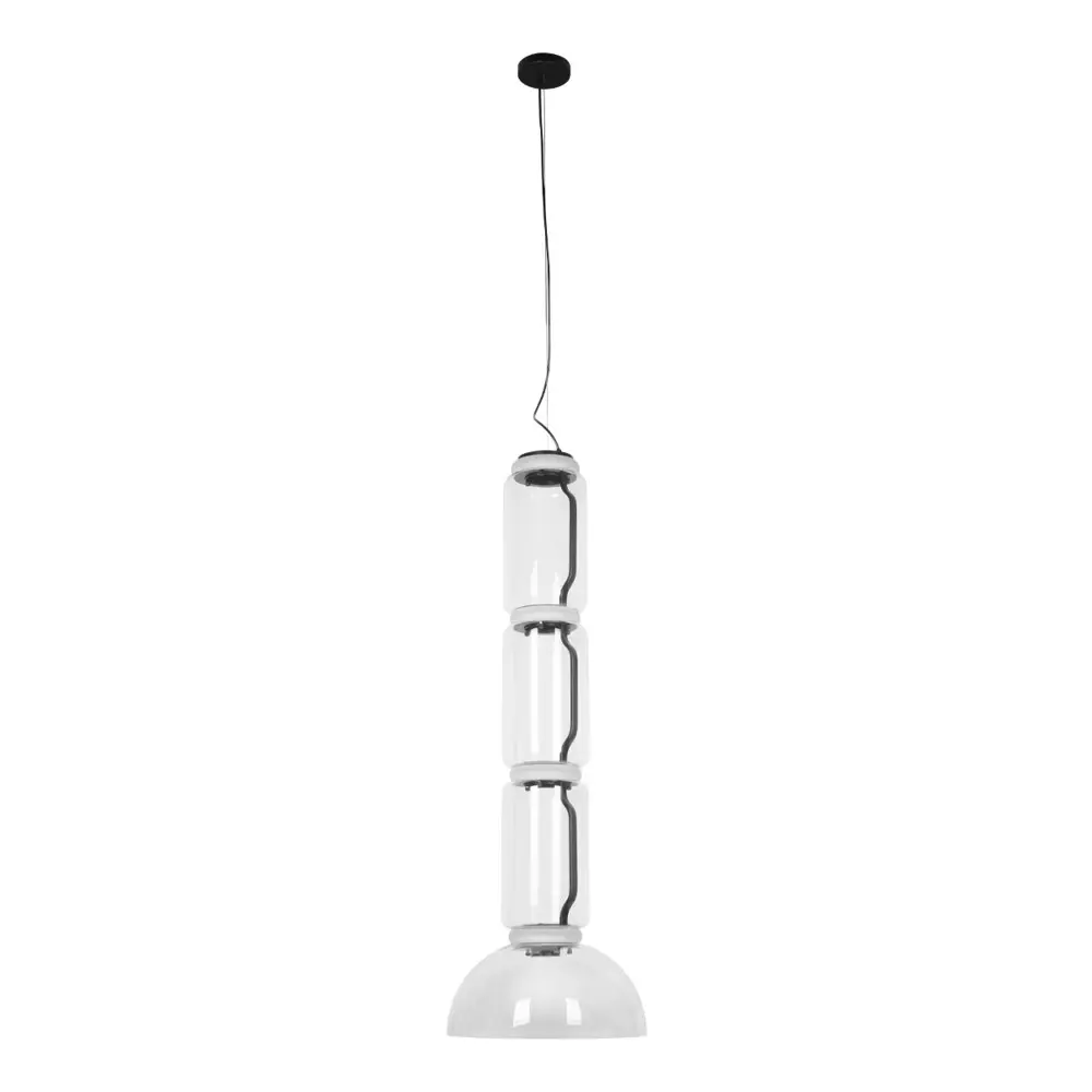 Фото 2 Светильник подвесной светодиодный Loft It Noctambule 10192-l 3.25 м² холодный белый (голубой) свет цвет прозрачный/черный Фото 2 Светильник подвесной светодиодный Loft It Noctambule 10192-l 3.25 м² холодный белый (голубой) свет цвет прозрачный/черный