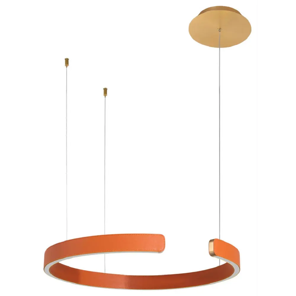 Фото Светильник подвесной светодиодный Loft It Ring 10025-400 orange 5.2 м² теплый белый (желтый) свет цвет золото/оранжевый Фото Светильник подвесной светодиодный Loft It Ring 10025-400 orange 5.2 м² теплый белый (желтый) свет цвет золото/оранжевый