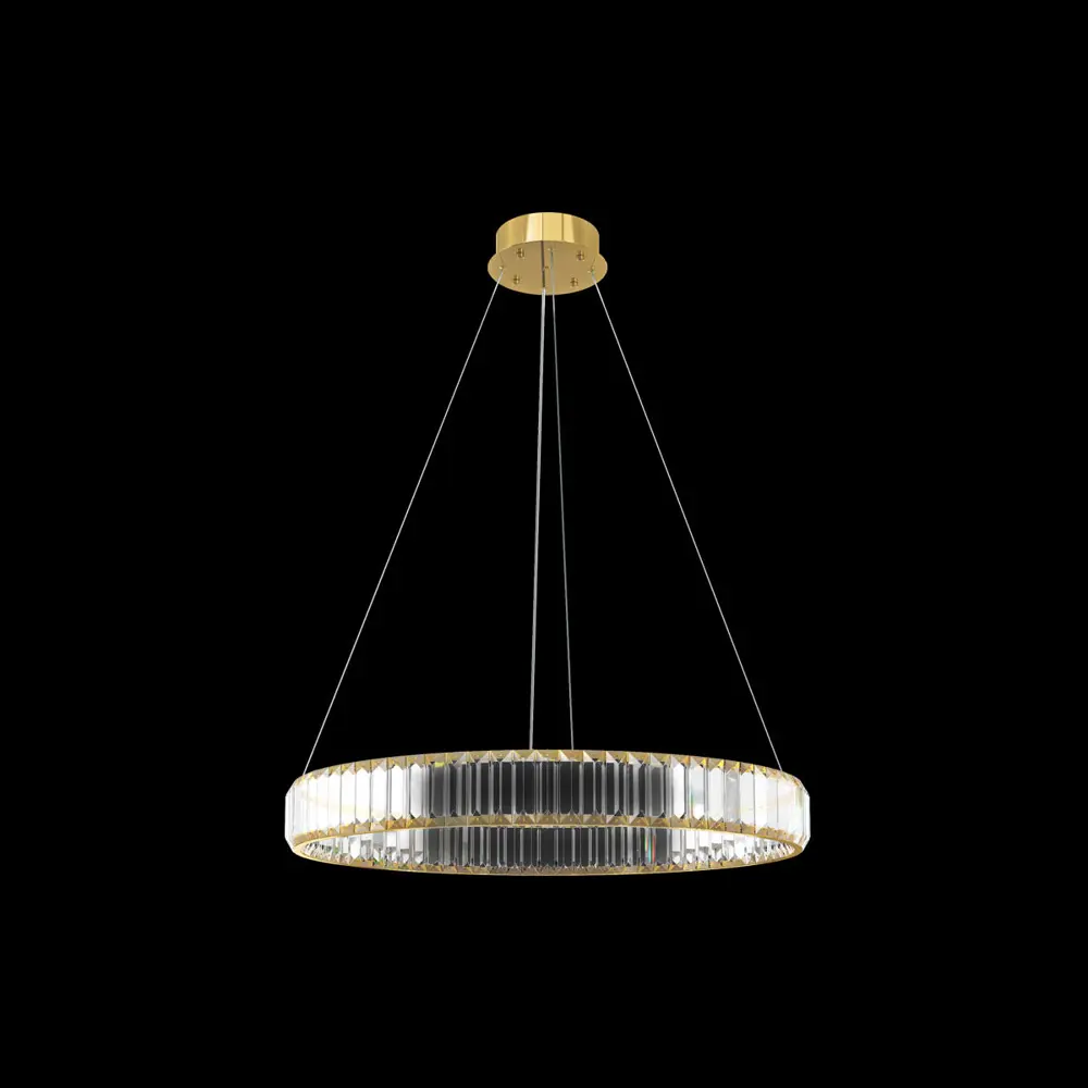 Фото Светильник подвесной светодиодный Loft It Crystal ring 10135-600 gold 8.98 м² теплый белый (желтый) свет цвет золото Фото Светильник подвесной светодиодный Loft It Crystal ring 10135-600 gold 8.98 м² теплый белый (желтый) свет цвет золото
