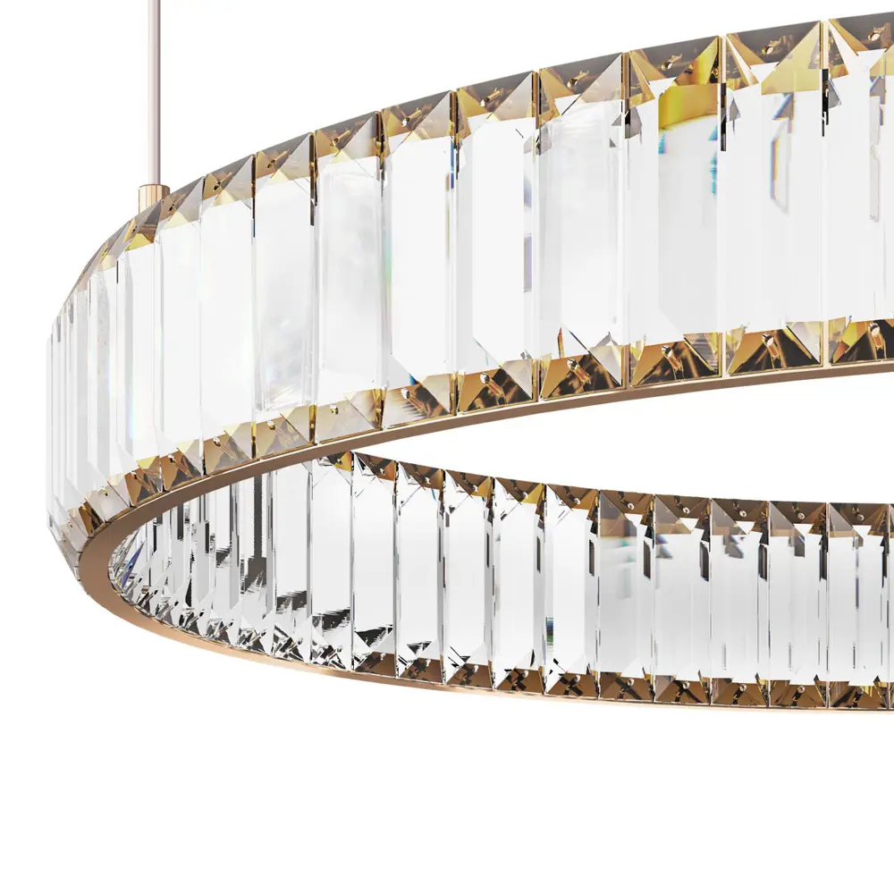 Фото 3 Светильник подвесной светодиодный Loft It Crystal ring 10135-600 gold 8.98 м² теплый белый (желтый) свет цвет золото Фото 3 Светильник подвесной светодиодный Loft It Crystal ring 10135-600 gold 8.98 м² теплый белый (желтый) свет цвет золото