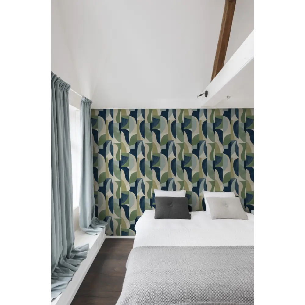 Фото 7 Обои флизелиновые Grandeco Nomad 0.53 м светло-бежевые темно-синие голубые зеленые A 50601 Фото 7 Обои флизелиновые Grandeco Nomad 0.53 м светло-бежевые темно-синие голубые зеленые A 50601