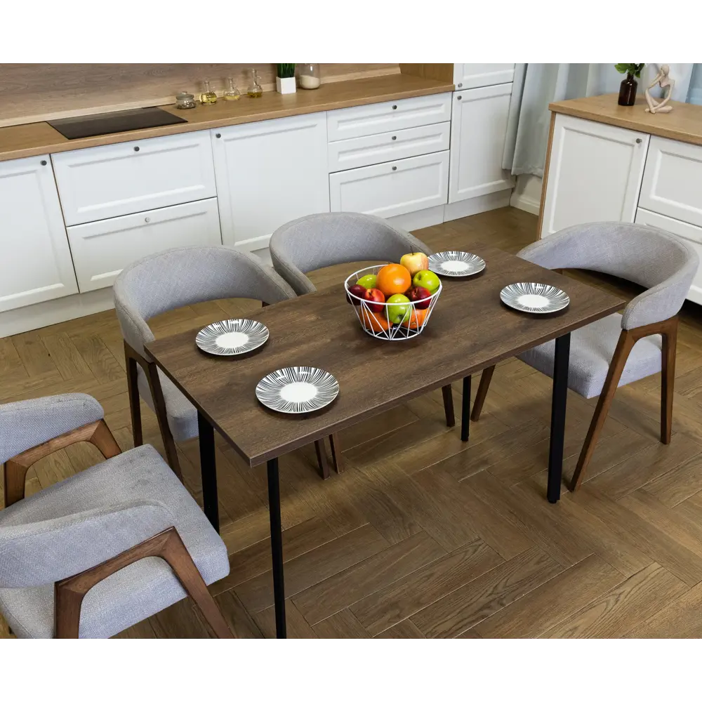 Фото 3 Кухонный стол Diko Loft Delight Dining 90х60х75 см цвет дуб бронза Фото 3 Кухонный стол Diko Loft Delight Dining 90х60х75 см цвет дуб бронза