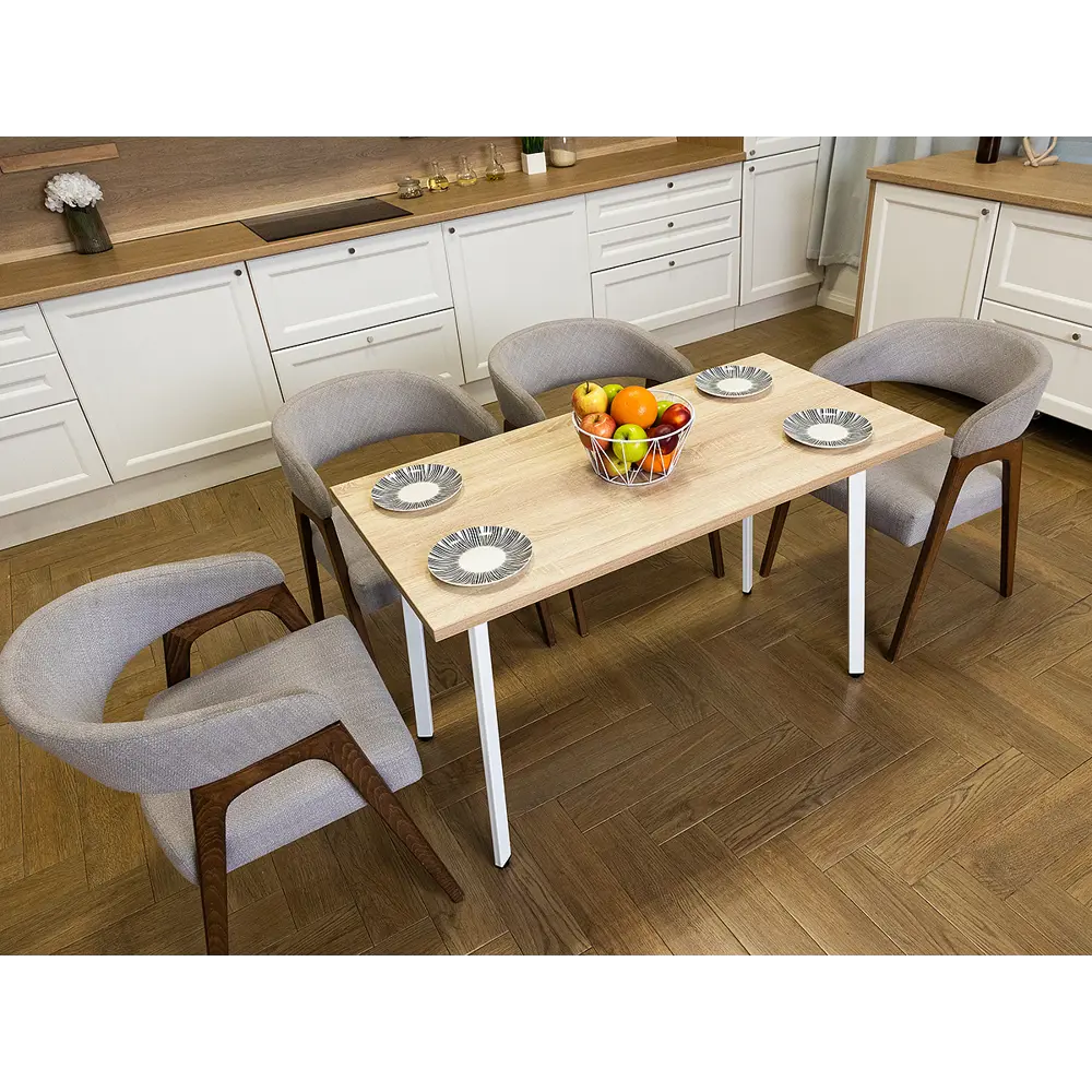 Фото 2 Кухонный стол Diko Loft Delight Dining DL-868286 60х60х75 см цвет дуб сонома Фото 2 Кухонный стол Diko Loft Delight Dining DL-868286 60х60х75 см цвет дуб сонома