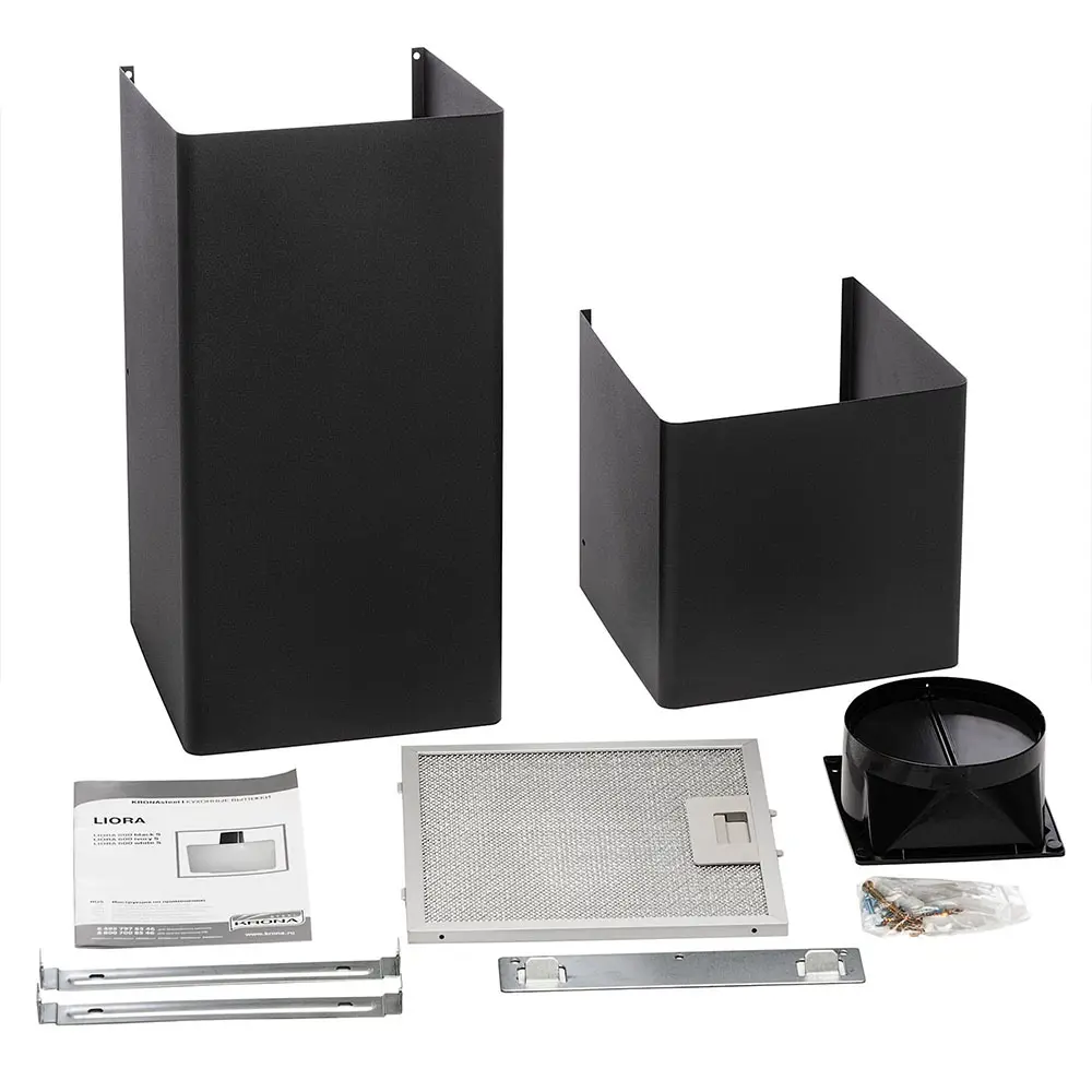 Фото 6 Вытяжка наклонная Krona Liora S 60 см цвет черный Фото 6 Вытяжка наклонная Krona Liora S 60 см цвет черный