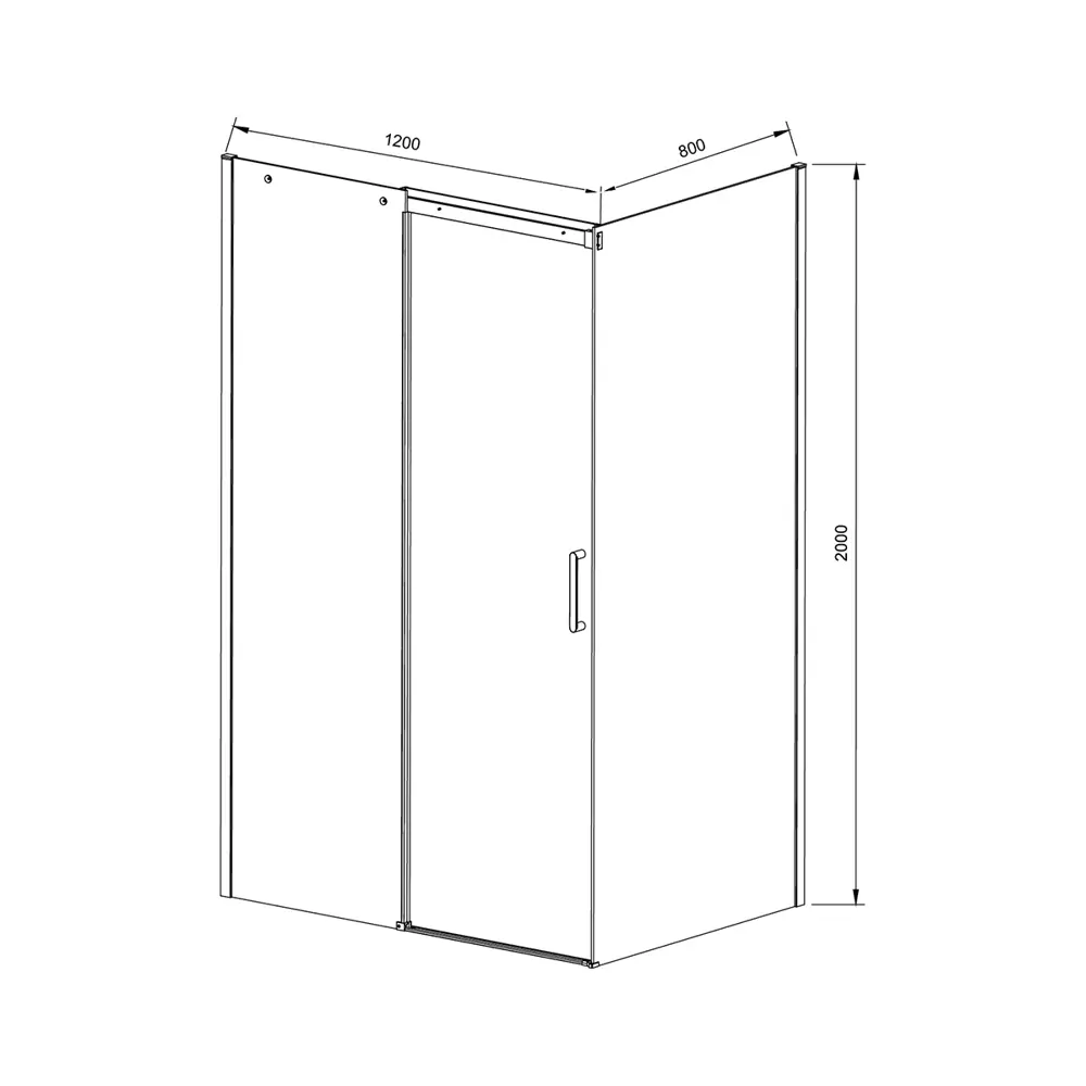 Фото 3 Душевой уголок Vincea Dice VSR-4D8012CLGM прямоугольный 120x80см антрацит профиль эффект стекла прозрачный Фото 3 Душевой уголок Vincea Dice VSR-4D8012CLGM прямоугольный 120x80см антрацит профиль эффект стекла прозрачный