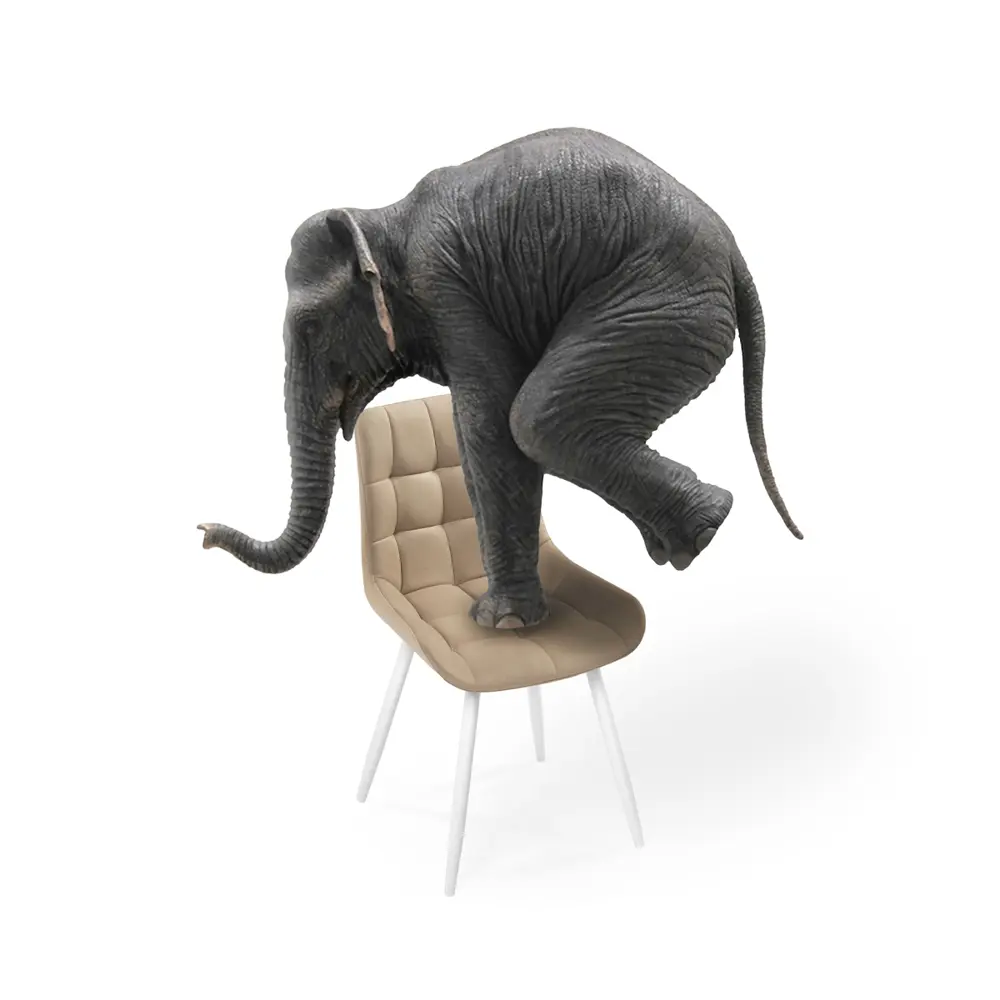 Фото Стул Notta 560484 32x84x50 см велюр цвет бежевый