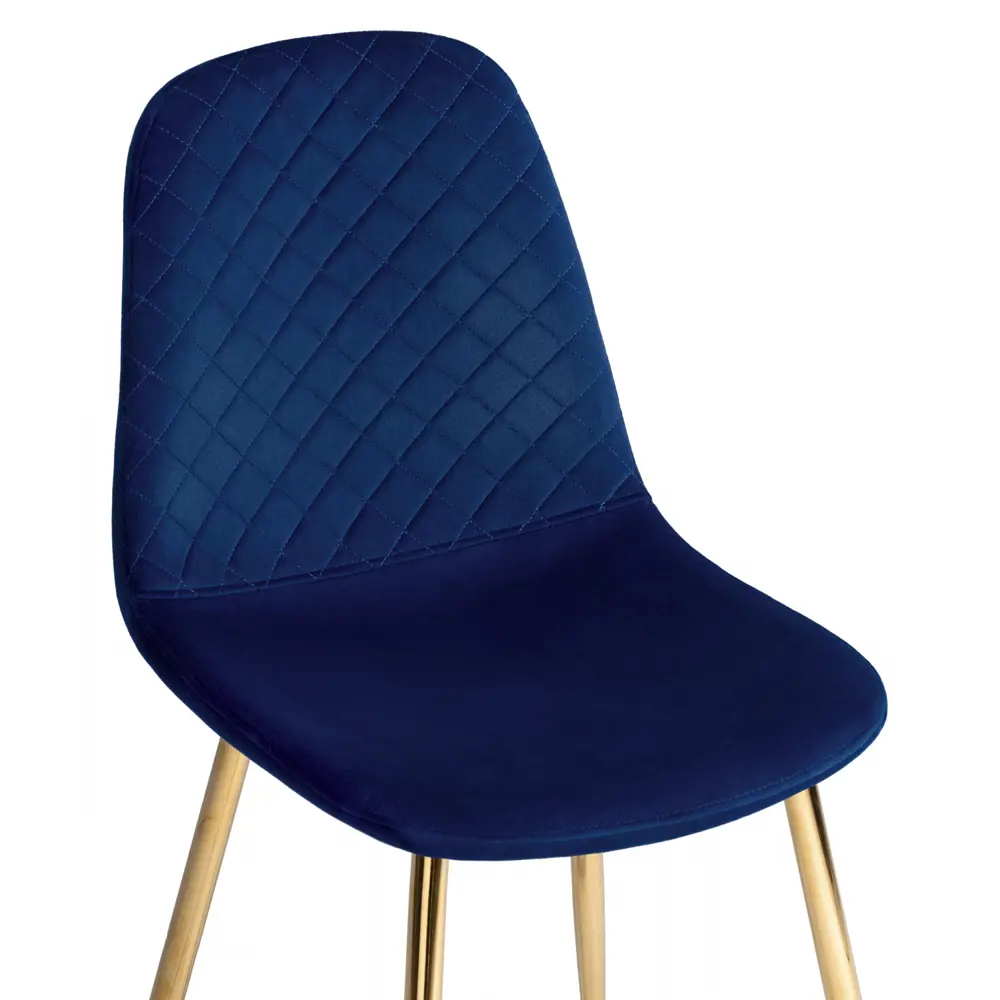 Фото Стул Woodville 15290 45x86x51 см велюр цвет голубой Фото Стул Woodville 15290 45x86x51 см велюр цвет голубой