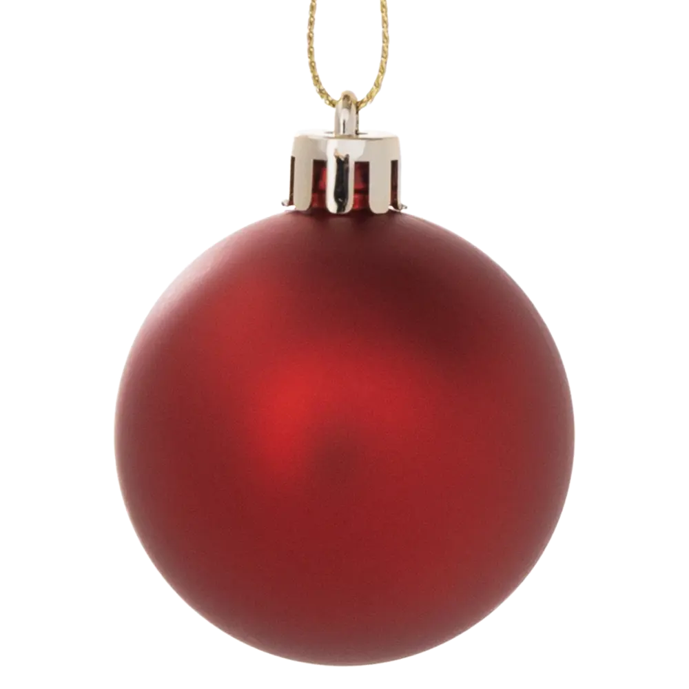 Фото 10 Набор елочных шаров Зимняя ночь ø5 см пластик красный 12 шт. новогодний Фото 10 Набор елочных шаров Зимняя ночь ø5 см пластик красный 12 шт. новогодний