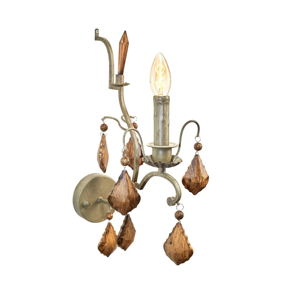 Фото 3 Настенный светильник Loft It Ancient crystal LOFT8826/1W цвет коричневый