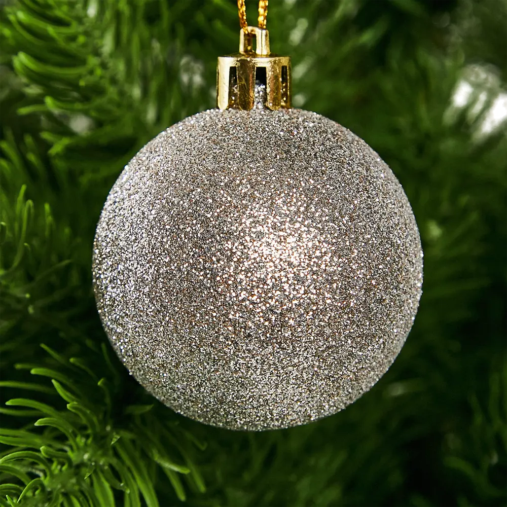 Фото 8 Набор новогодних шаров Christmas ø8 см цвет зеленый 50 шт. Фото 8 Набор новогодних шаров Christmas ø8 см цвет зеленый 50 шт.