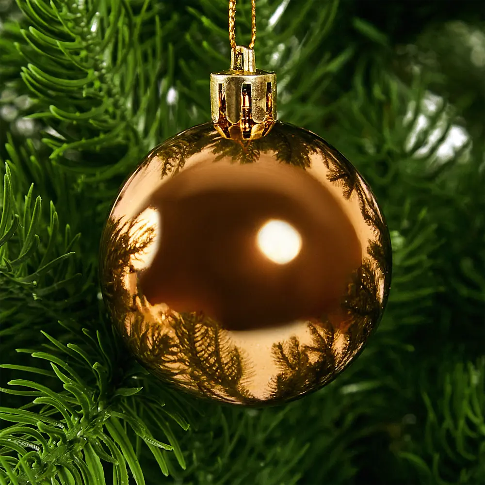 Фото 11 Набор новогодних шаров Christmas ø8 см цвет зеленый 50 шт. Фото 11 Набор новогодних шаров Christmas ø8 см цвет зеленый 50 шт.