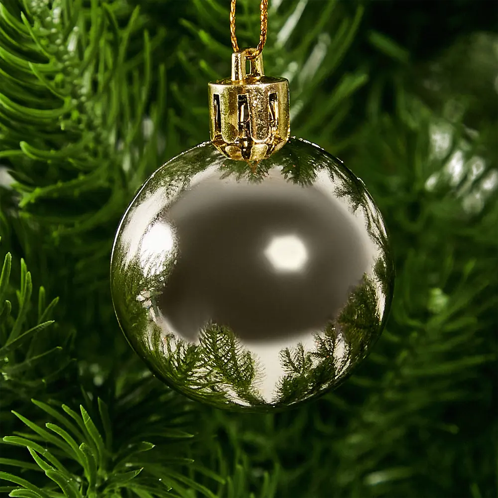 Фото 9 Набор новогодних шаров Christmas ø8 см цвет зеленый 50 шт. Фото 9 Набор новогодних шаров Christmas ø8 см цвет зеленый 50 шт.