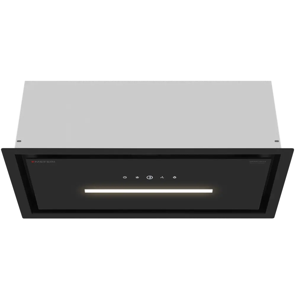 Фото 5 Вытяжка полновстраиваемая Meferi SMARTBOX60BK GLASS COMFORT 60 см цвет черный Фото 5 Вытяжка полновстраиваемая Meferi SMARTBOX60BK GLASS COMFORT 60 см цвет черный