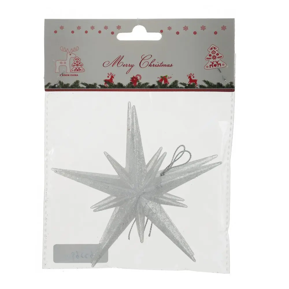 Фото Елочная игрушка 762269 11.5 см белый Фото Елочная игрушка 762269 11.5 см белый