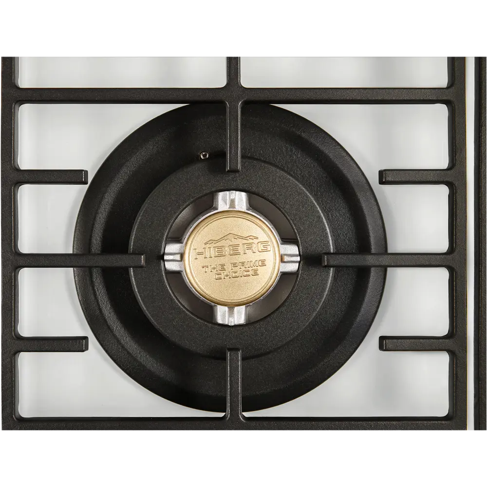 Фото 5 Газовая варочная панель Hiberg VM 9155 W 87.4 см 5 конфорок цвет белый