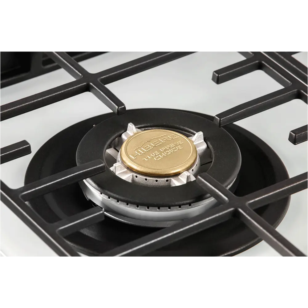 Фото Газовая варочная панель Hiberg VM 9155 W 87.4 см 5 конфорок цвет белый