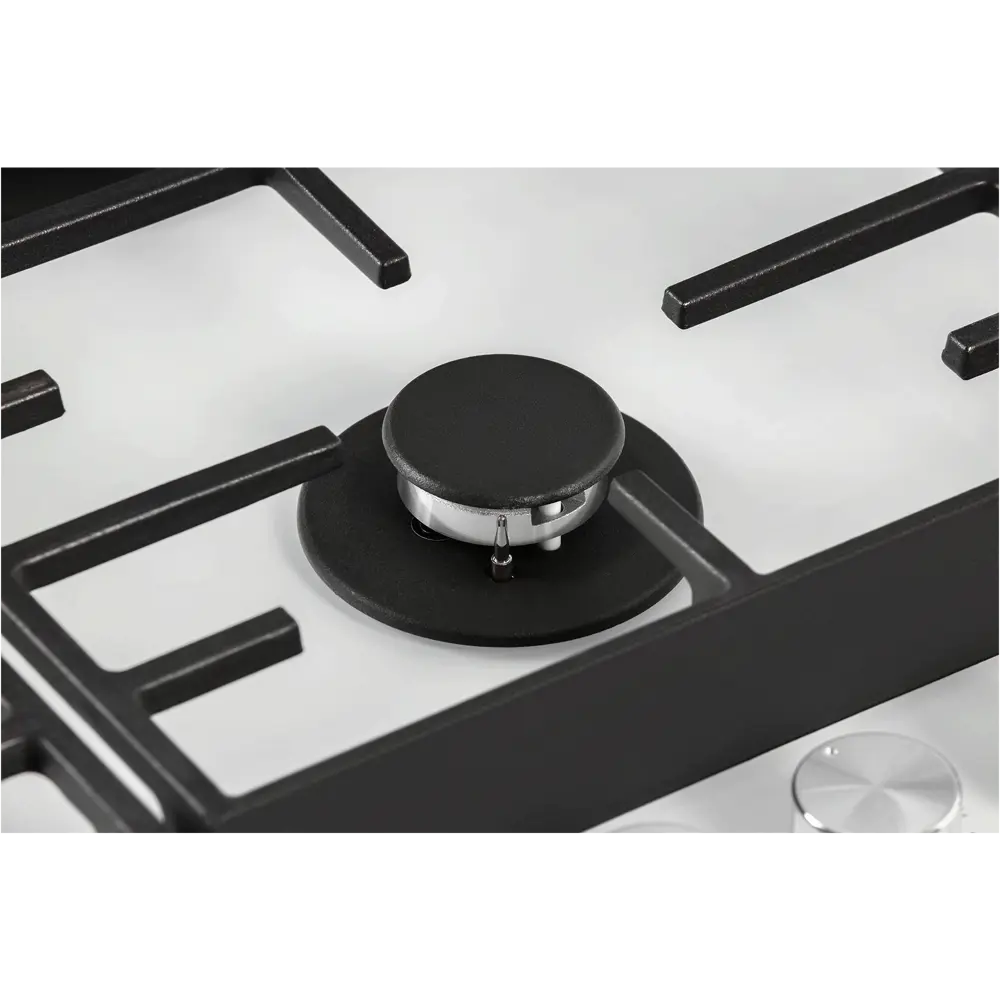 Фото 6 Газовая варочная панель Hiberg VM 9155 W 87.4 см 5 конфорок цвет белый