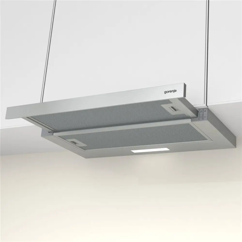 Фото 2 Вытяжка встраиваемая Gorenje TH62E3X 60 см цвет серый/серебристый Фото 2 Вытяжка встраиваемая Gorenje TH62E3X 60 см цвет серый/серебристый
