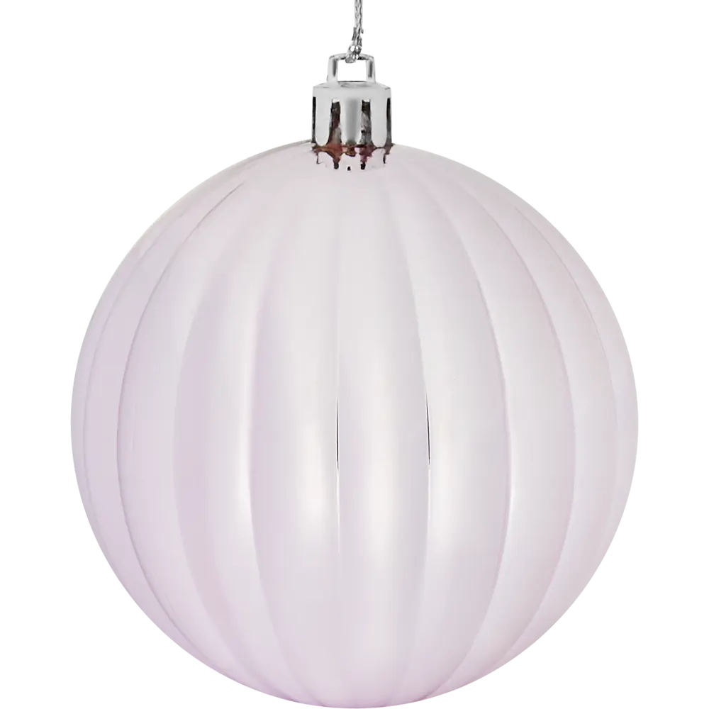 Фото 2 Елочное украшение Шар с объемным узором Christmas ø8 см пластик цвет розовый Фото 2 Елочное украшение Шар с объемным узором Christmas ø8 см пластик цвет розовый