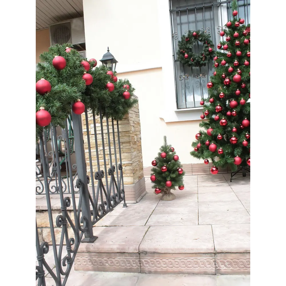 Фото 3 Хвойная гирлянда ПВХ Morozco ГР-1 270 см зеленый Фото 3 Хвойная гирлянда ПВХ Morozco ГР-1 270 см зеленый