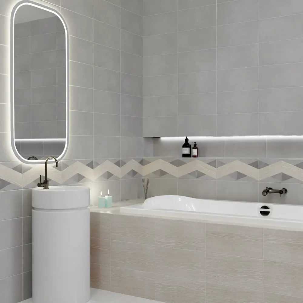 Фото 5 Плитка настенная Kreaforta Mersey Wood Mix 1 20x40 см 1.2 м² матовый цвет разноцветный Фото 5 Плитка настенная Kreaforta Mersey Wood Mix 1 20x40 см 1.2 м² матовый цвет разноцветный