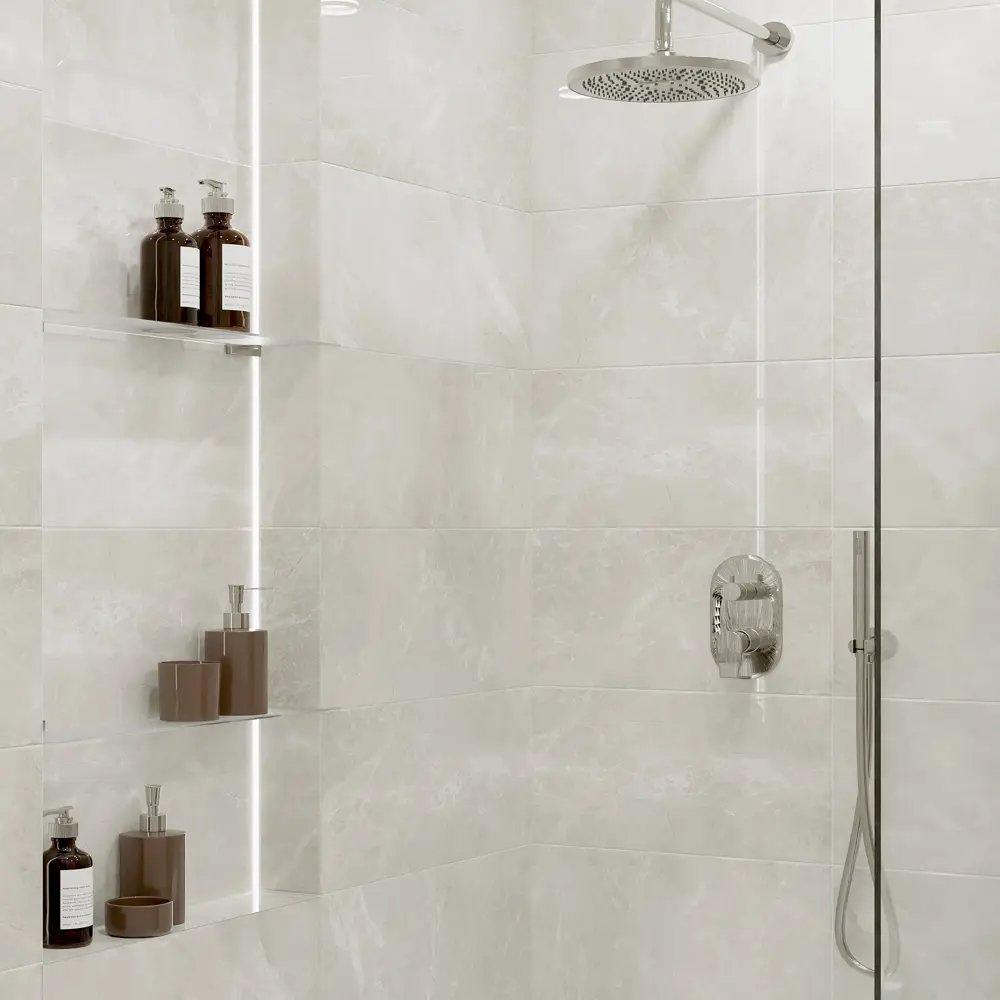 Фото 8 Плитка настенная Нефрит-керамика Armand Pro 30x60 см 1.8 м² глянцевый цвет светло-бежевый Фото 8 Плитка настенная Нефрит-керамика Armand Pro 30x60 см 1.8 м² глянцевый цвет светло-бежевый