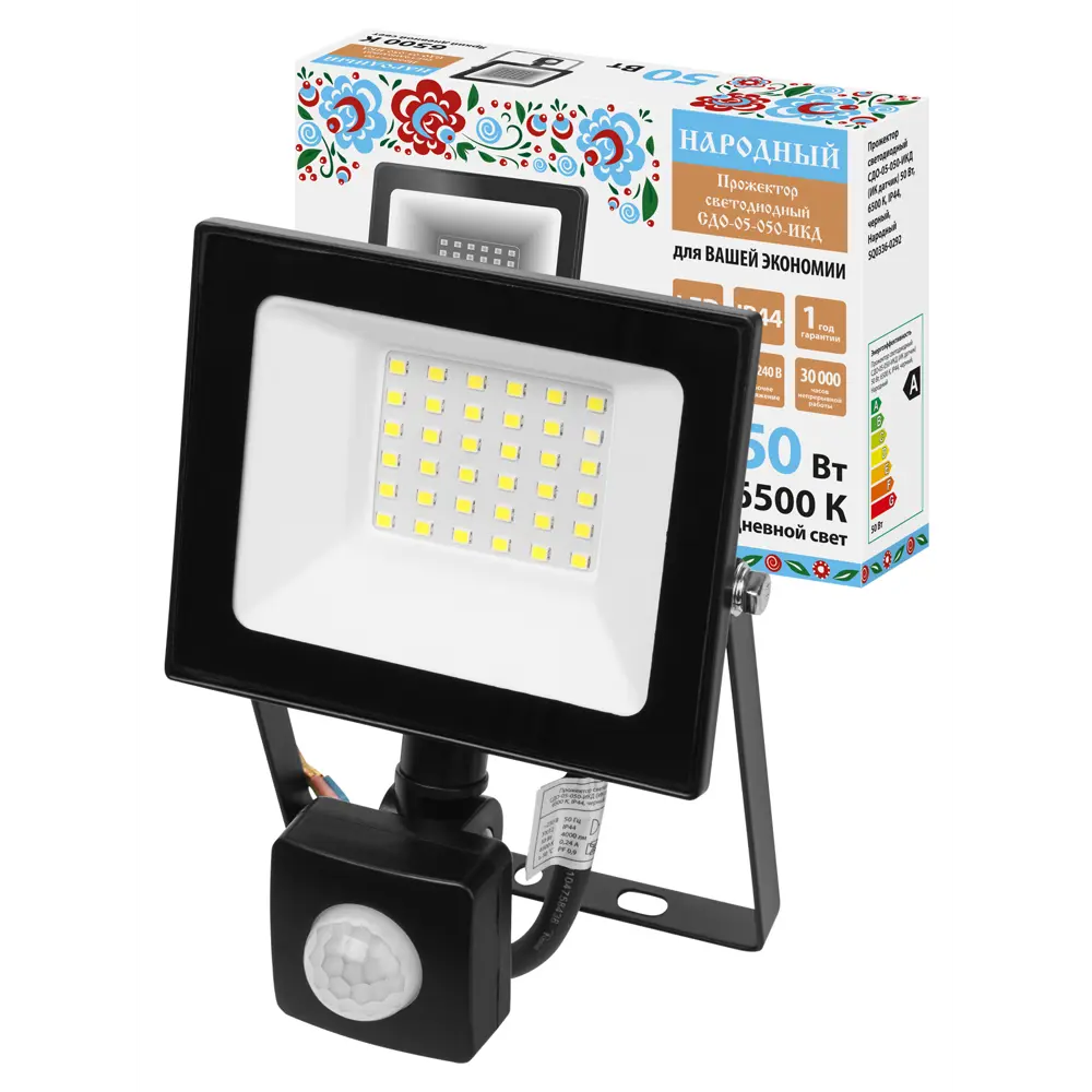 Фото 2 Прожектор светодиодный уличный Tdm electric Sq0336-0292 50 Вт 6500 К IP44 холодный белый (голубой) свет Фото 2 Прожектор светодиодный уличный Tdm electric Sq0336-0292 50 Вт 6500 К IP44 холодный белый (голубой) свет