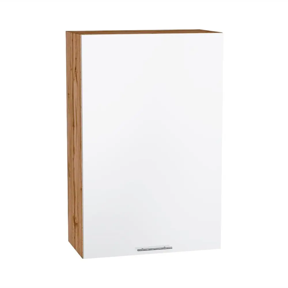 Фото Навесной шкаф Василиса высокий 60x92x31.80 см 1 дверь фасад белый МДФ каркас дуб вотан ЛДСП Kameol Фото Навесной шкаф Василиса высокий 60x92x31.80 см 1 дверь фасад белый МДФ каркас дуб вотан ЛДСП Kameol