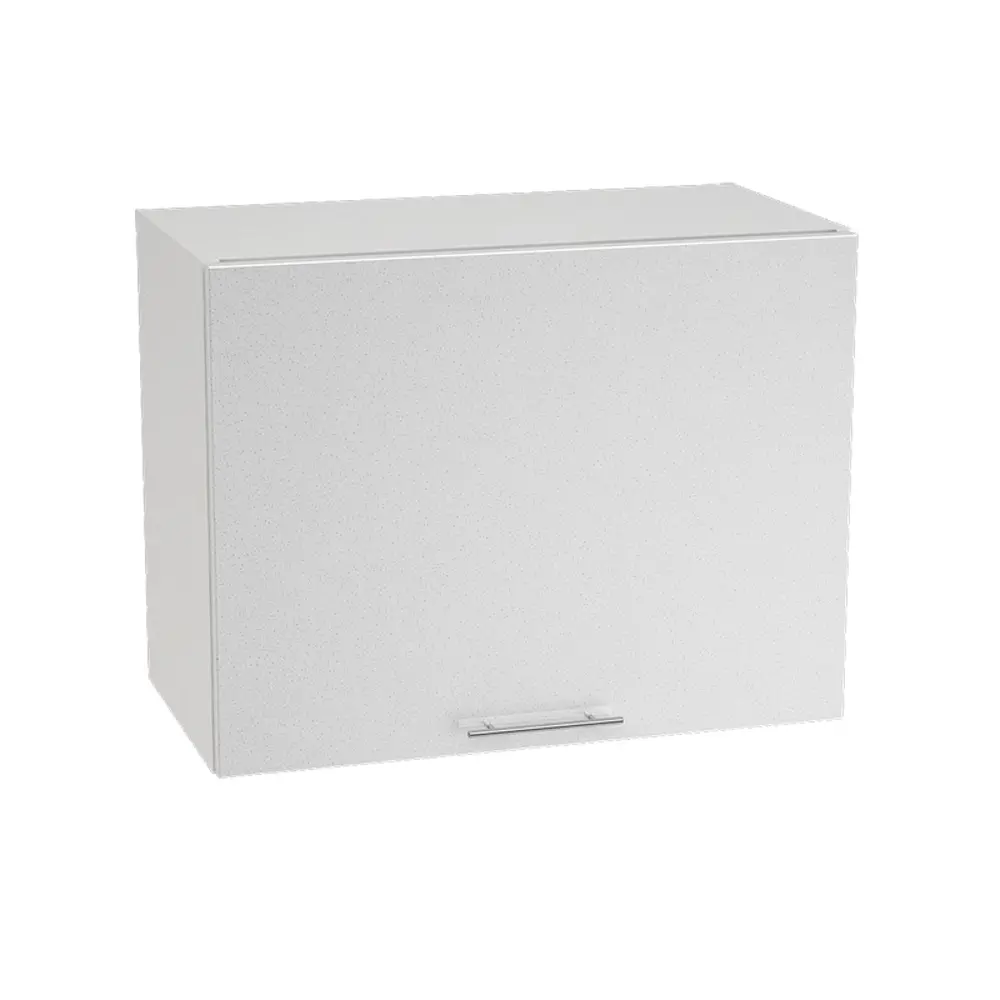 Фото Навесной шкаф высокий Василиса газовка 60x46x31.80 см фасад белый МДФ каркас белый ЛДСП Kameol