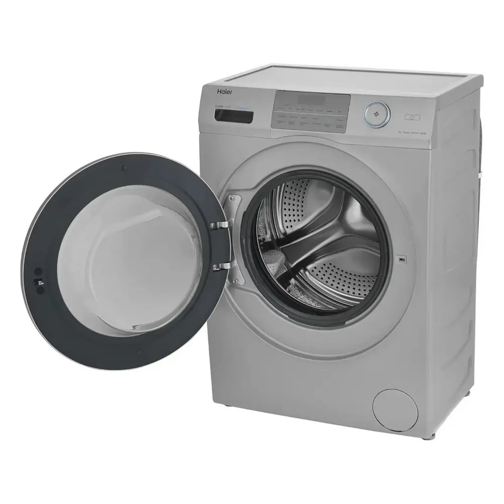 Фото Стиральная машина Haier Hw70-bp12959bs 60x85x40 см 7 кг цвет серебристый Фото Стиральная машина Haier Hw70-bp12959bs 60x85x40 см 7 кг цвет серебристый