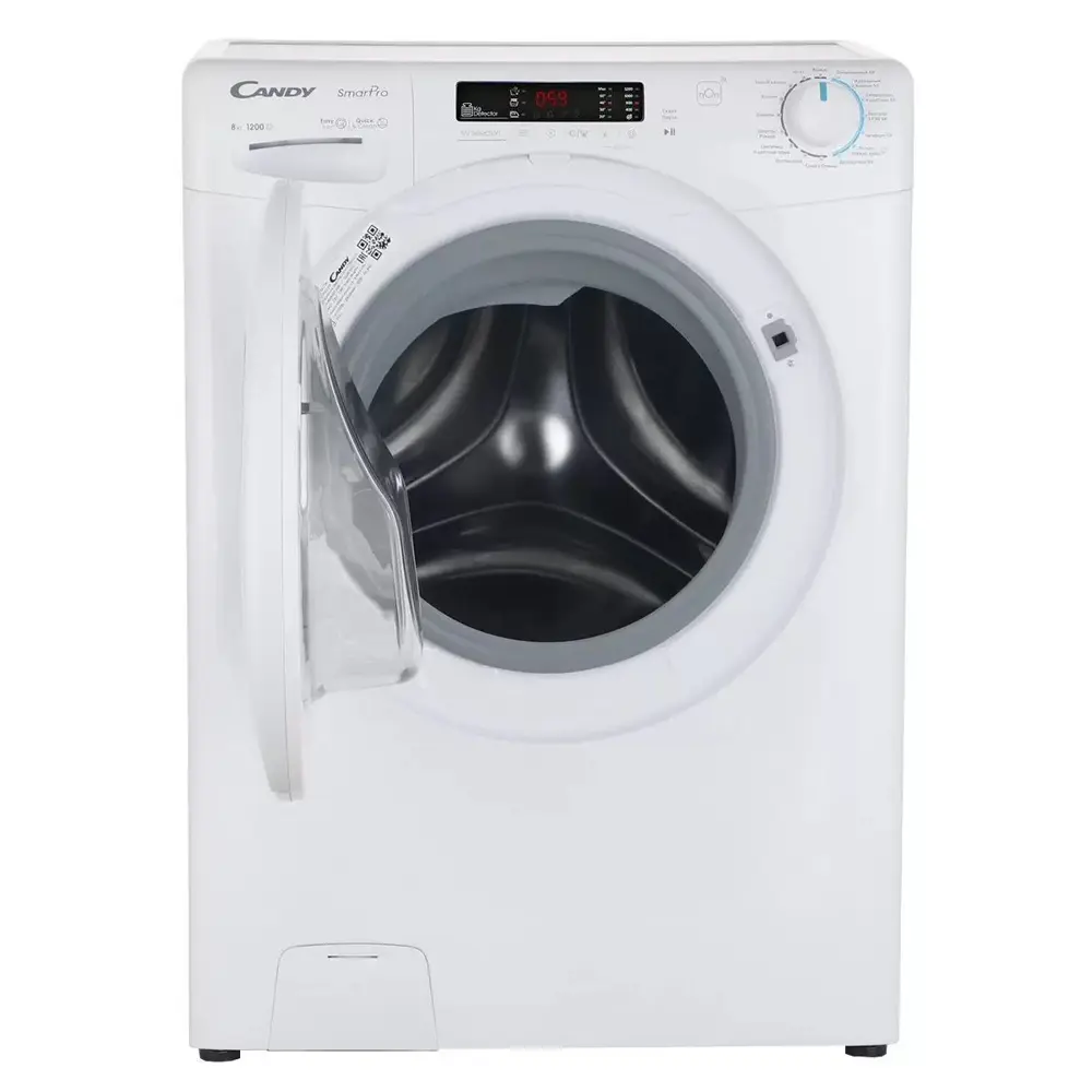 Фото Стиральная машина Candy Csh44283dw/2-07 60x85x34 см 8 кг цвет белый Фото Стиральная машина Candy Csh44283dw/2-07 60x85x34 см 8 кг цвет белый