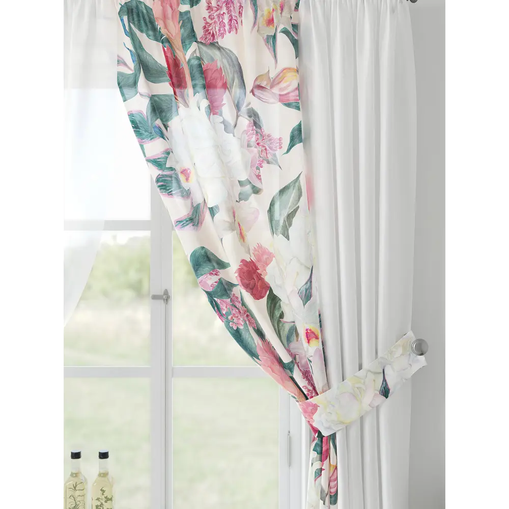 Фото 3 Тюль Comfy way Лерис - 114 CW509114-150 на шторной ленте 150x300 см цвет бежевый