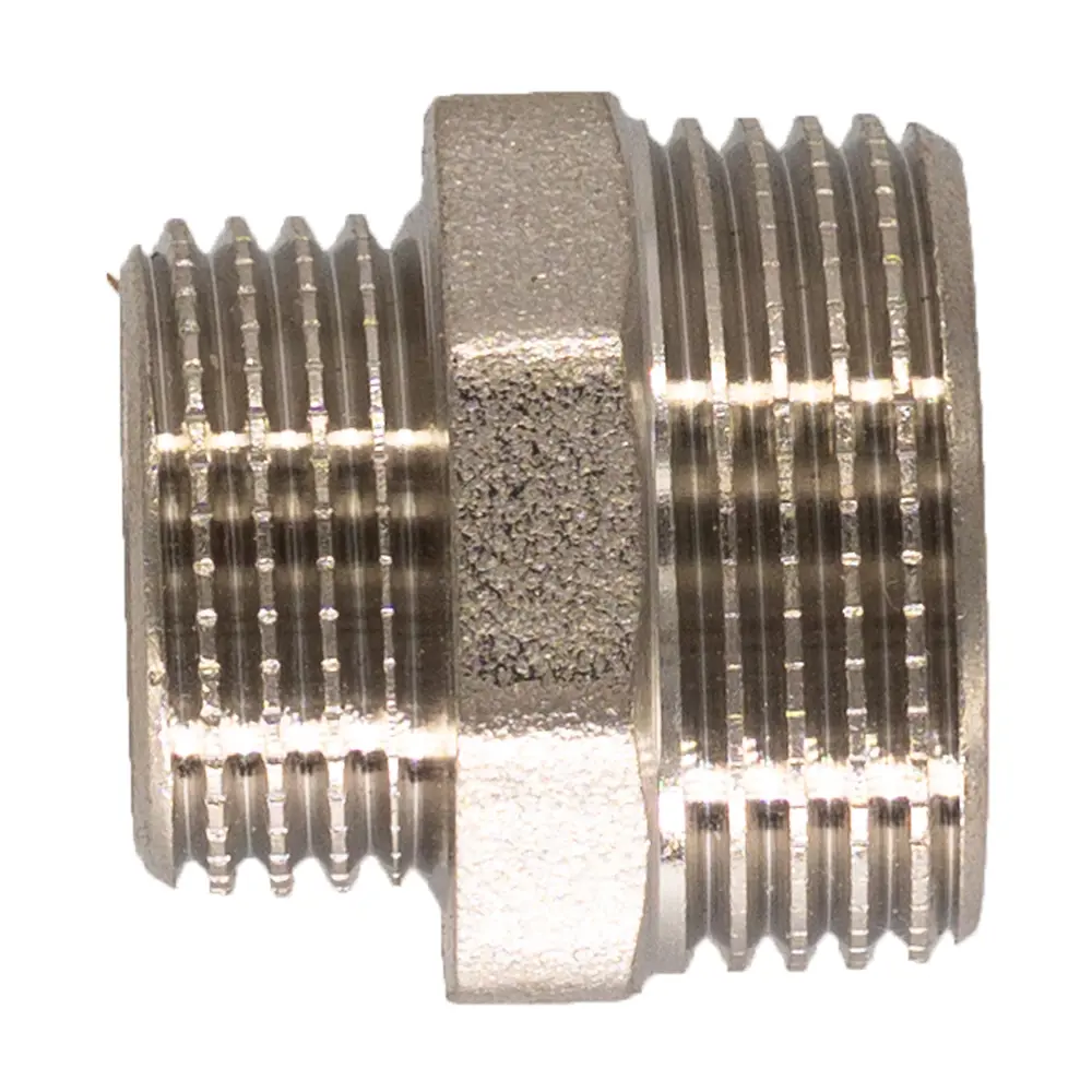 Фото Ниппель переходной СТМ 2"x1 1/2" НР латунь 1 шт CRRN0212 Фото Ниппель переходной СТМ 2"x1 1/2" НР латунь 1 шт CRRN0212