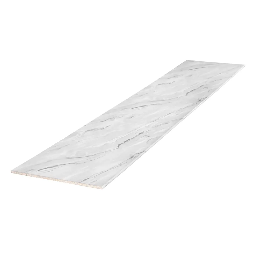 Фото 2 Кухонная столешница Скиф с торцевыми планками 300x60x3.8 см ЛДСП цвет аргус светлый Фото 2 Кухонная столешница Скиф с торцевыми планками 300x60x3.8 см ЛДСП цвет аргус светлый