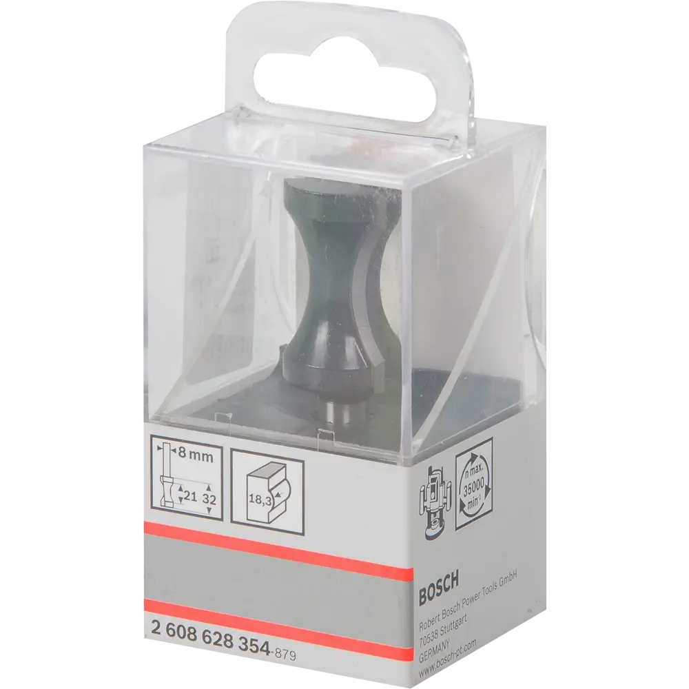 Фото 4 Фреза по дереву кромочная полустержневая Bosch 2608628354 20.6x32 мм хвостовик 8 мм Фото 4 Фреза по дереву кромочная полустержневая Bosch 2608628354 20.6x32 мм хвостовик 8 мм