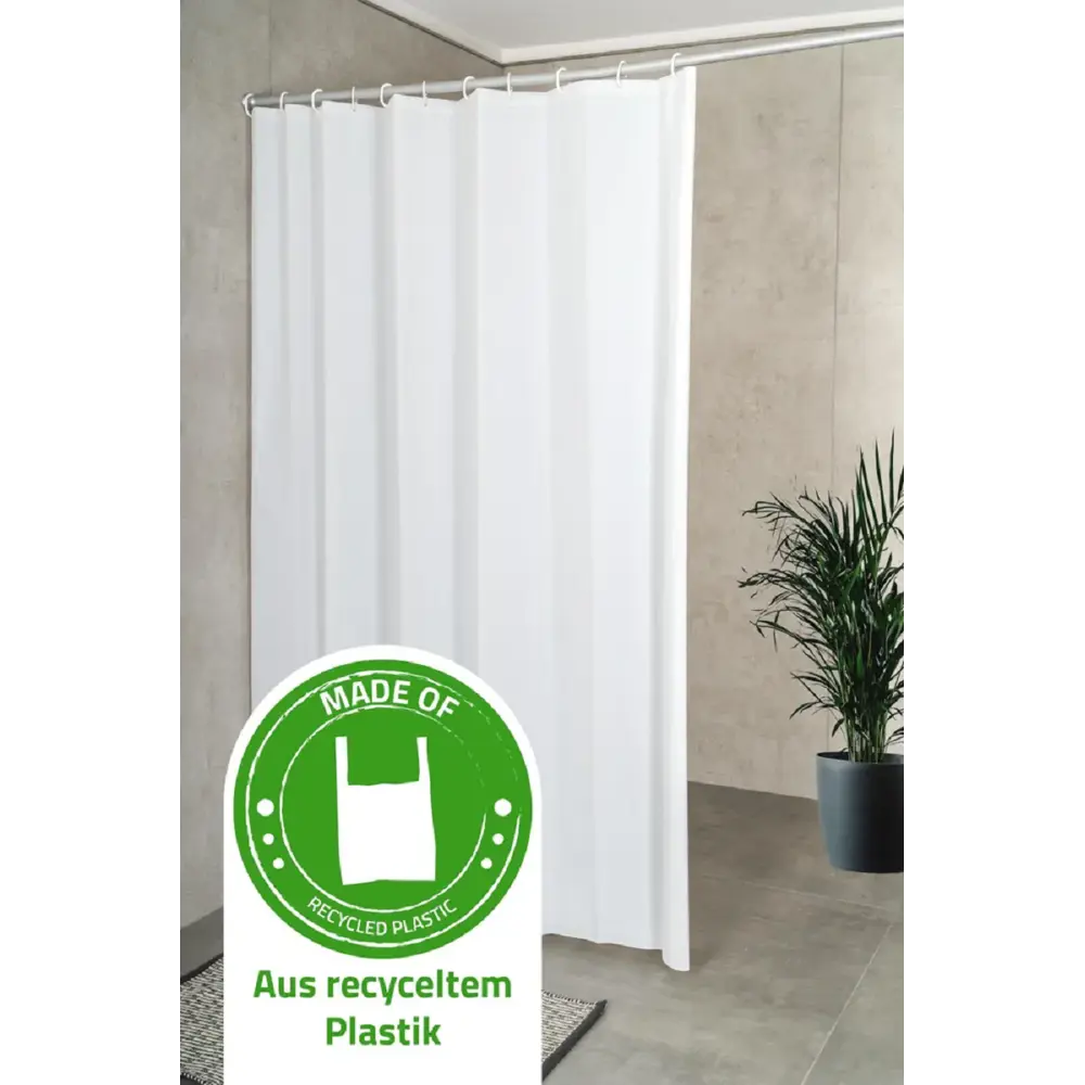 Фото 4 Штора для ванных комнат RIDDER Clean белый 180x200 Фото 4 Штора для ванных комнат RIDDER Clean белый 180x200