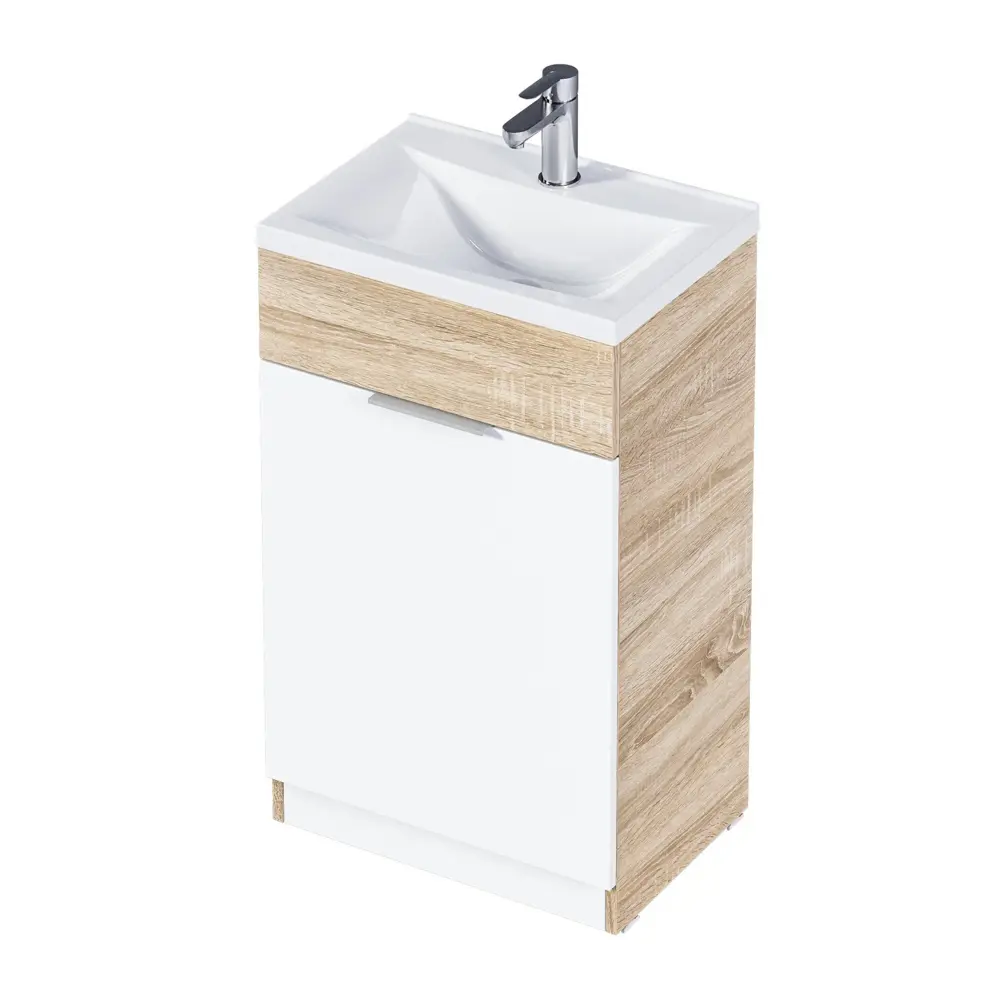 Фото 10 Тумба с раковиной в ванную 1Marka Revo Ц0000005037 50 см напольная цвет дуб сонома Фото 10 Тумба с раковиной в ванную 1Marka Revo Ц0000005037 50 см напольная цвет дуб сонома