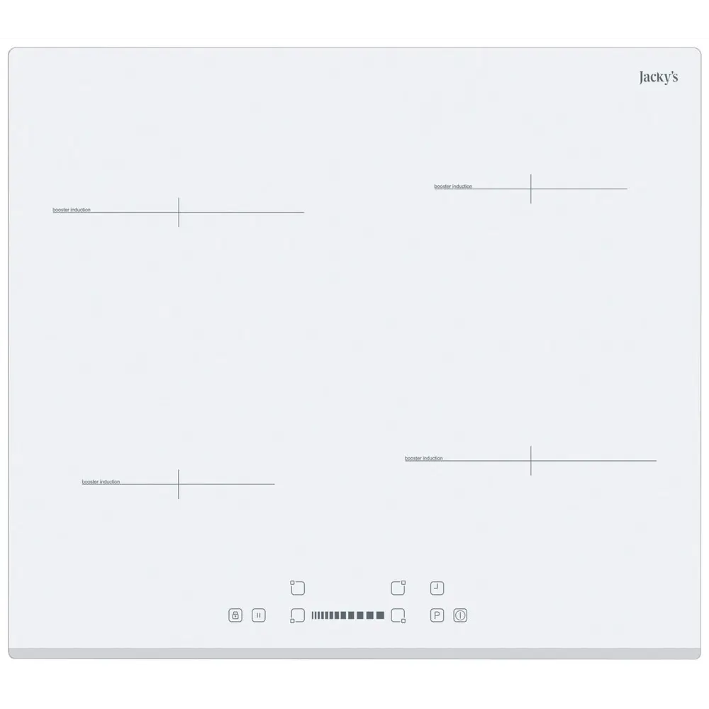 Фото 2 Электрическая варочная панель Jacky`s JH IW66 59 см 4 конфорки цвет белый.