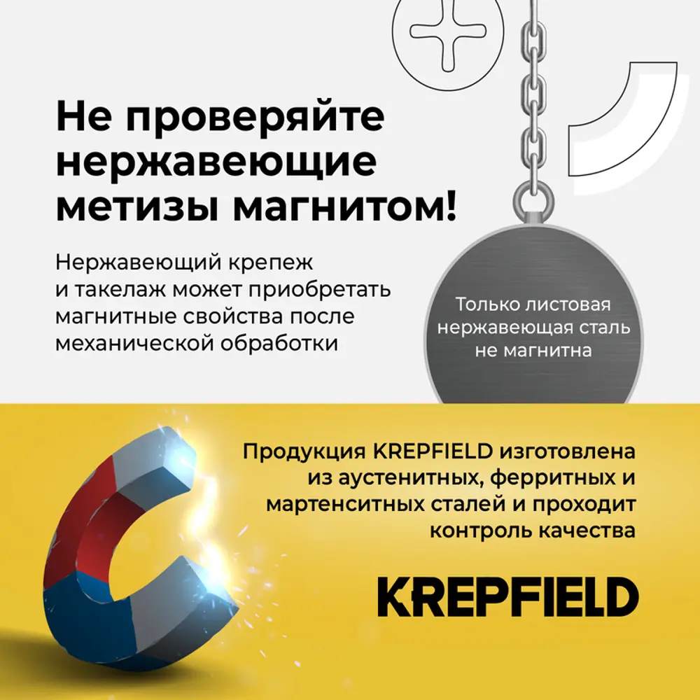 Фото 4 Рым-болт нержавеющий Krepfield М10 ART 580 А2 2 шт. Фото 4 Рым-болт нержавеющий Krepfield М10 ART 580 А2 2 шт.