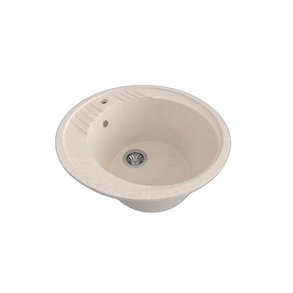 Фото Накладная мойка Gamma stone GS-22 328 40x51.5x20 см искусственный камень цвет бежевый Фото Накладная мойка Gamma stone GS-22 328 40x51.5x20 см искусственный камень цвет бежевый