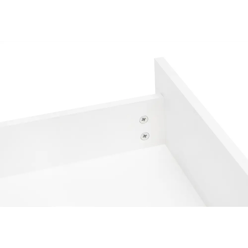 Фото 17 Шкаф Миф 120.20x202.20x51.40 см 3 дверный ЛДСП цвет белый глянец/белый