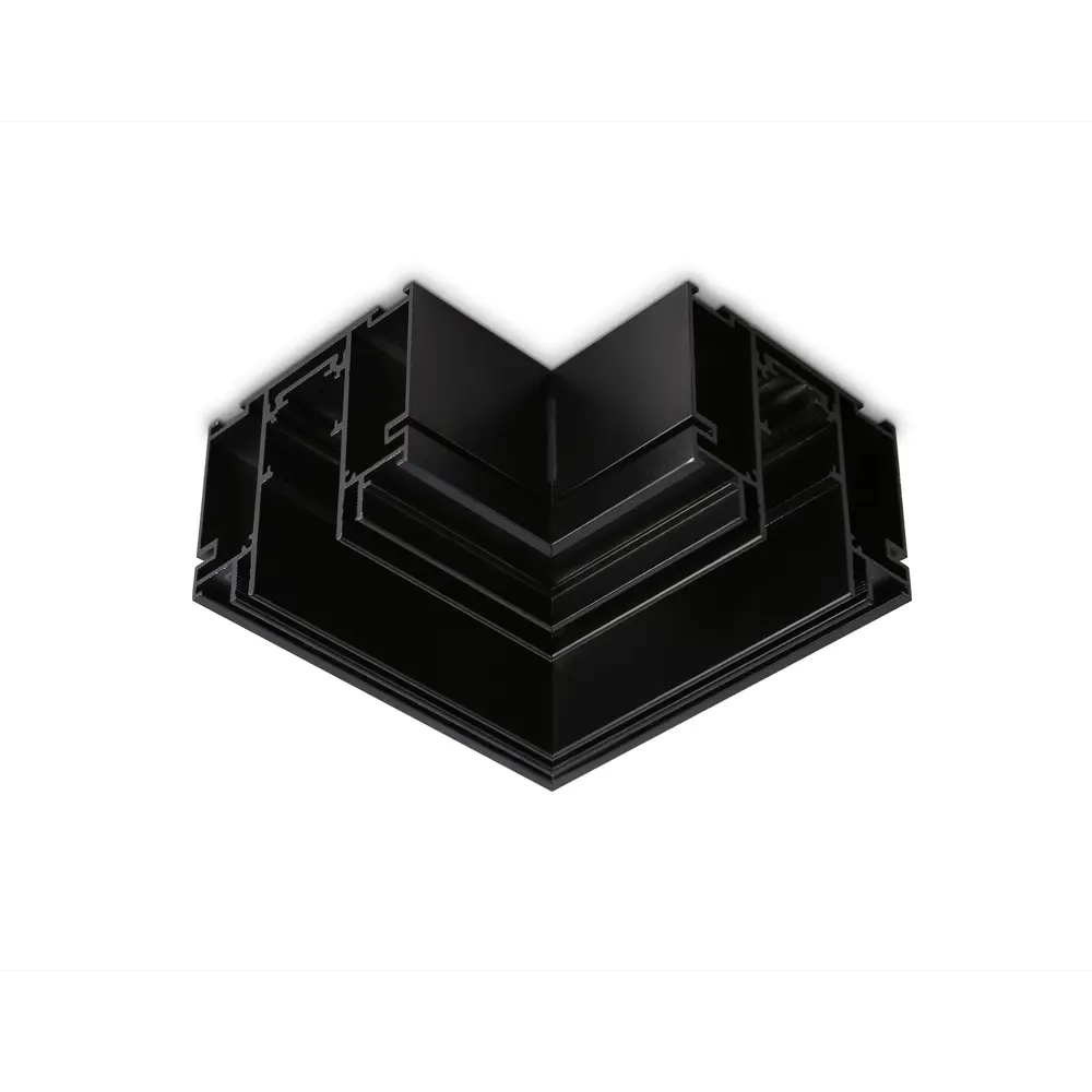 Фото 3 Коннектор Ambrella light Gl3392 угловой жесткий для соединения трековых шинопроводов магнитный однофазный цвет черный Фото 3 Коннектор Ambrella light Gl3392 угловой жесткий для соединения трековых шинопроводов магнитный однофазный цвет черный