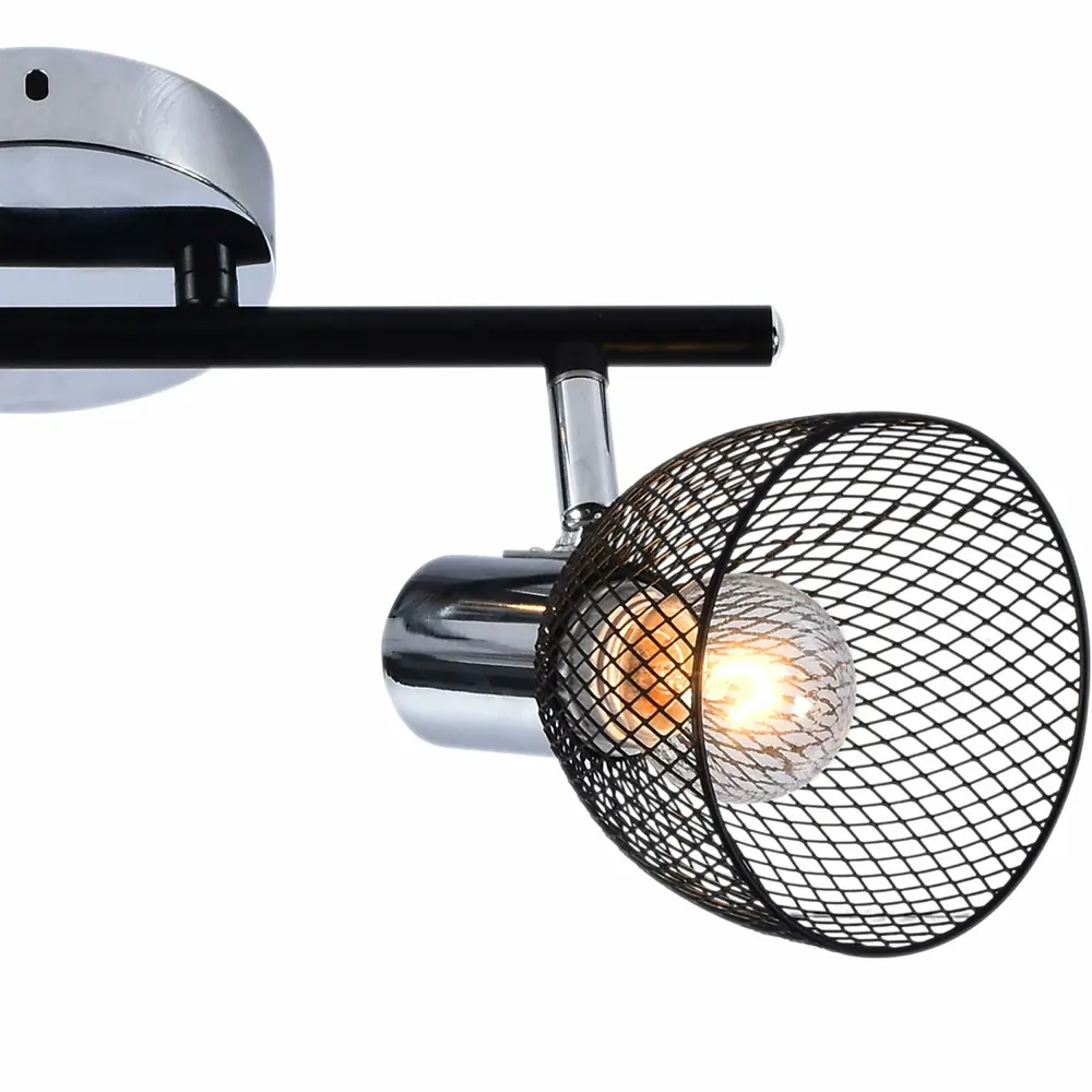 Фото Спот поворотный Reluce 05929-0.8-03 3 лампы E14 18 м² цвет черный Фото Спот поворотный Reluce 05929-0.8-03 3 лампы E14 18 м² цвет черный