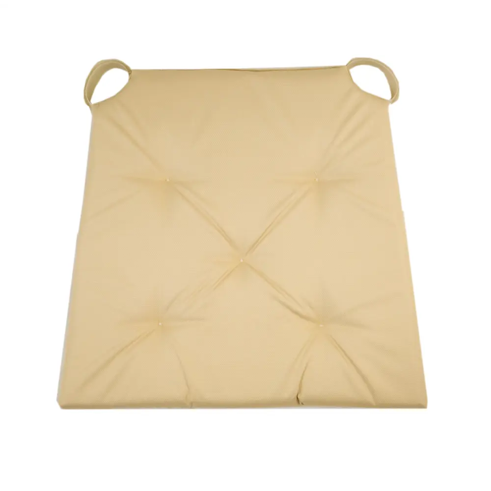 Фото Подушка для стула Linen Way 40/35x40 см цвет бежевый Фото Подушка для стула Linen Way 40/35x40 см цвет бежевый