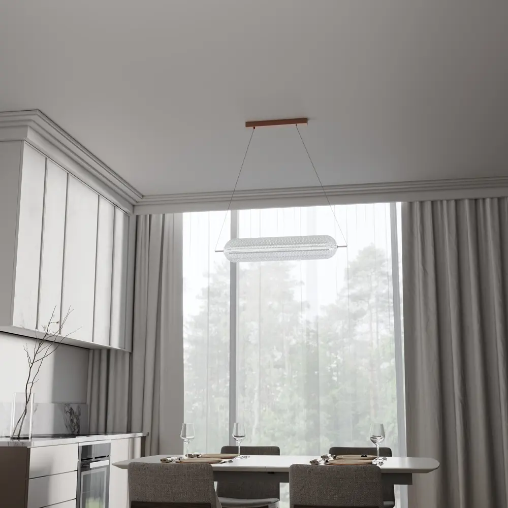 Фото 9 Светильник подвесной светодиодный Lumion Ledio Caprice 6578/36L 8 м² нейтральный белый свет цвет золотистый